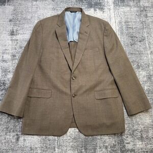Brooks Brothers Blazer Mens 48R Brown Madison Reda Wool Suit Jacket Unstructured